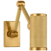 Barrett Mini Double Arm Bed Light - Natural Brass Finish