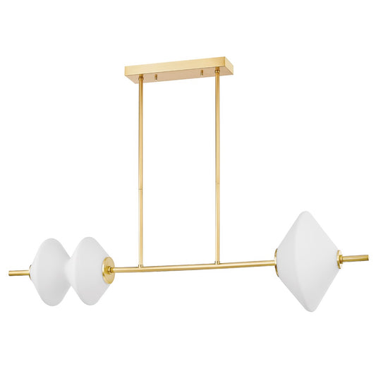 Barrow LED Linear Suspension - Aged Brass