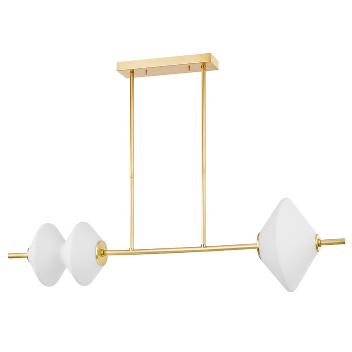 Barrow LED Linear Suspension - Aged Brass