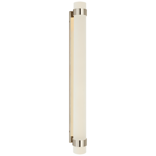 Barton Grande Bath Sconce - Polished Nickel Finish