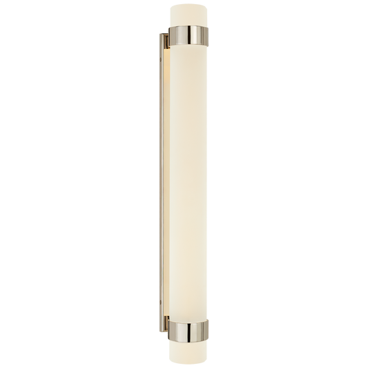 Barton Large Bath Sconce - Polished Nickel Finish