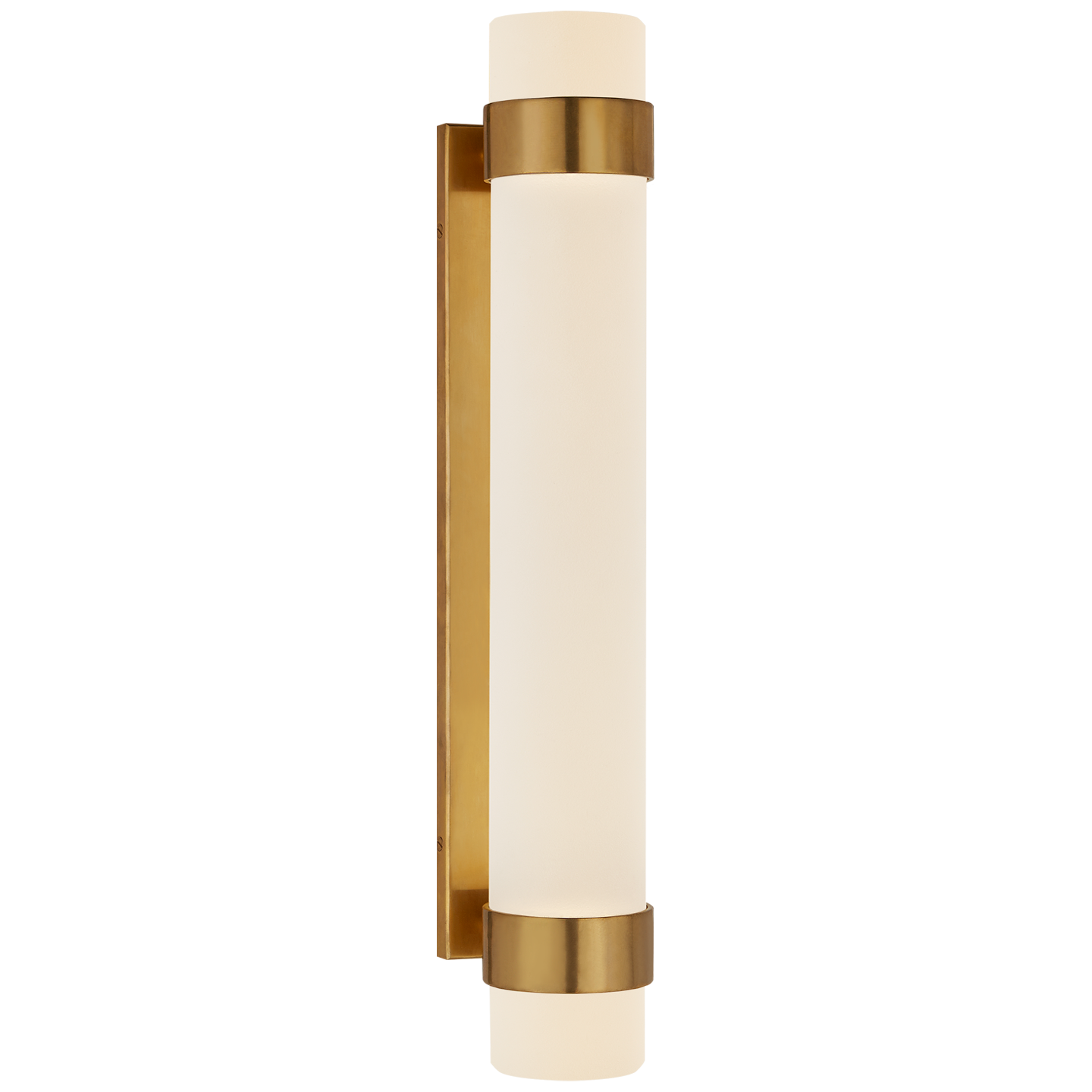 Barton Medium Bath Sconce - Natural Brass Finish