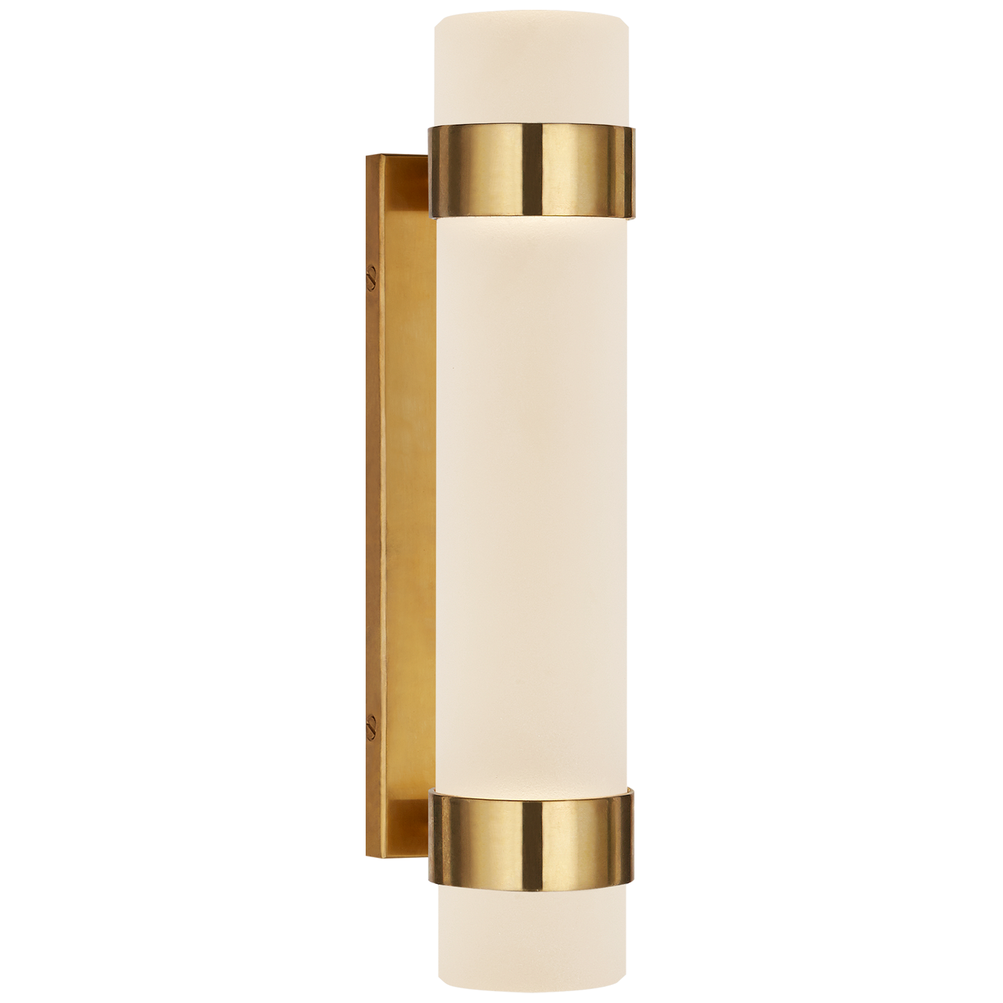 Barton Small Bath Sconce - Natural Brass Finish