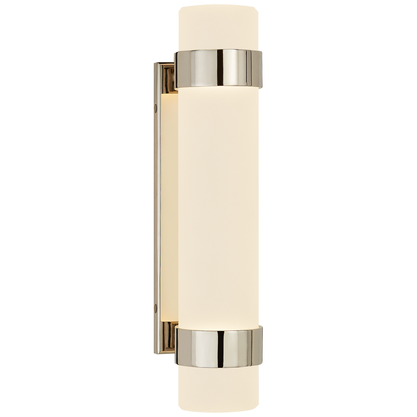 Barton Small Bath Sconce - Polished Nickel Finish