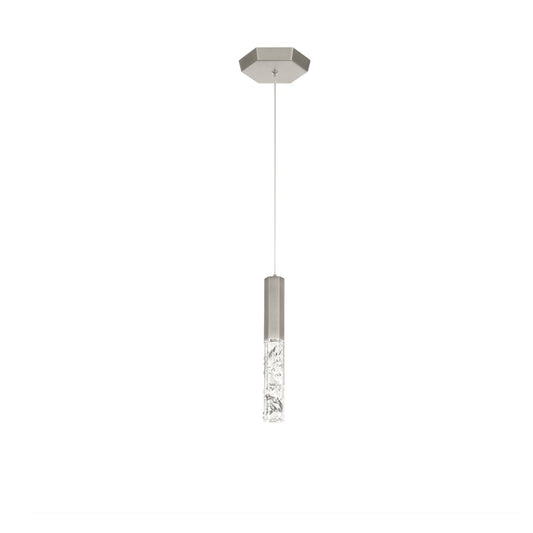 Basalt Mini Pendant - Brushed Nickel Finish