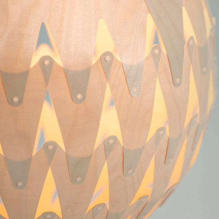 Basket of Light Leaf Pendant - Detail