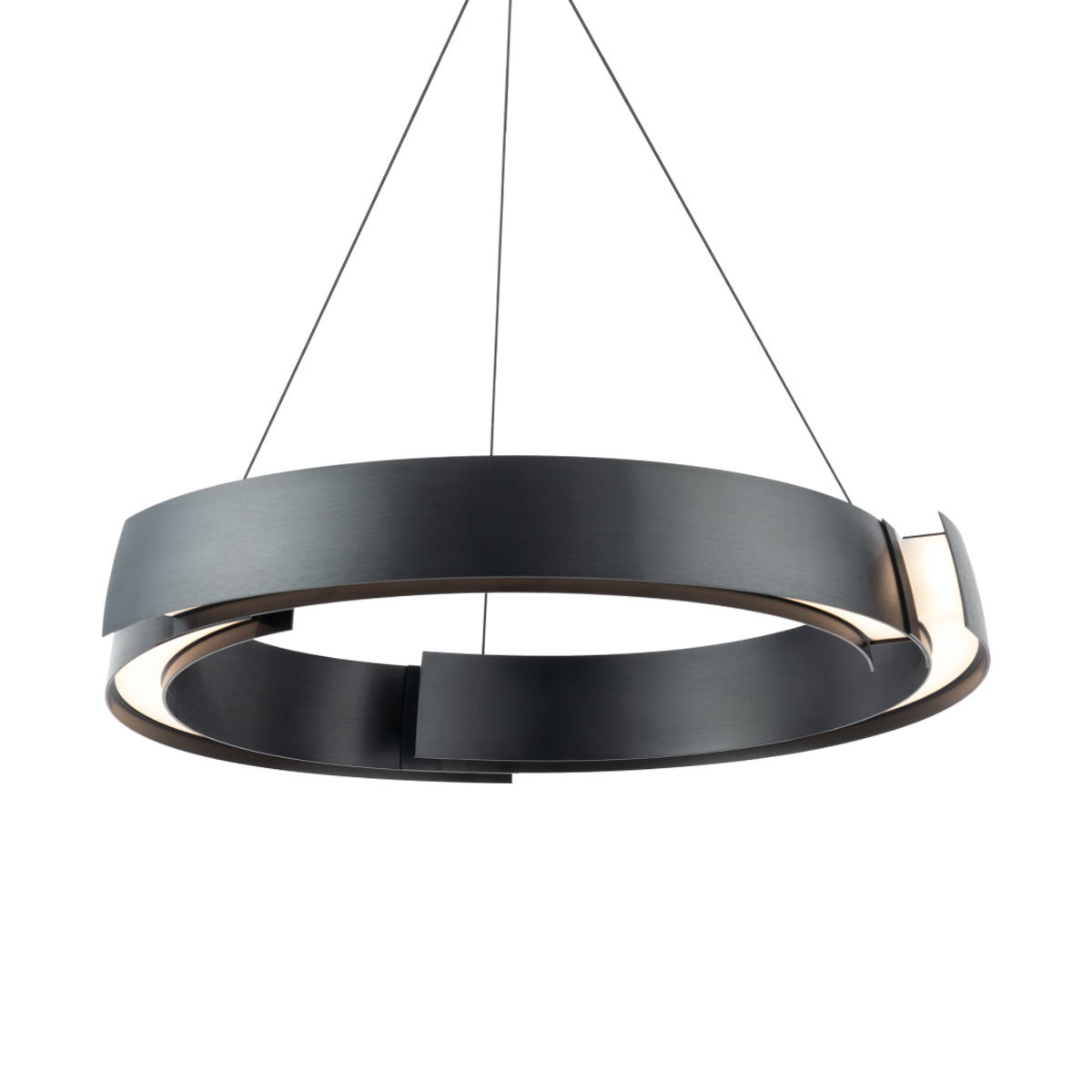 Battlestar LED Chandelier - Black Finish