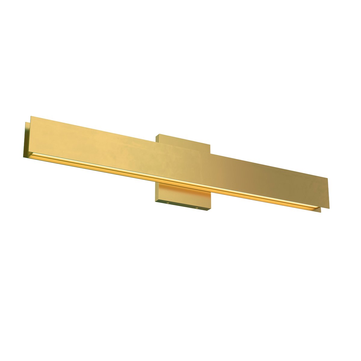 Bau 24 Bath Bar - Natural Brass Finish