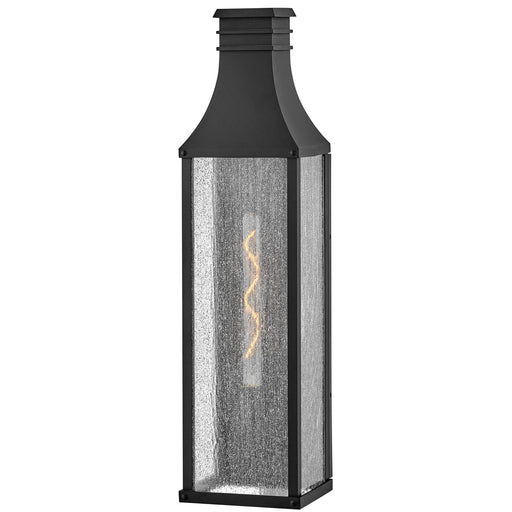Beacon Hill Tall Outdoor Wall Sconce - Museum Black Finish