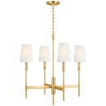 Load image into Gallery viewer, Beckham Medium Classic Chandelier - Burnished Brass Finish
