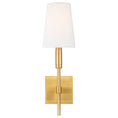 Load image into Gallery viewer, Beckham Classic Torch Wall Sconce - Burnished Brass Finish
