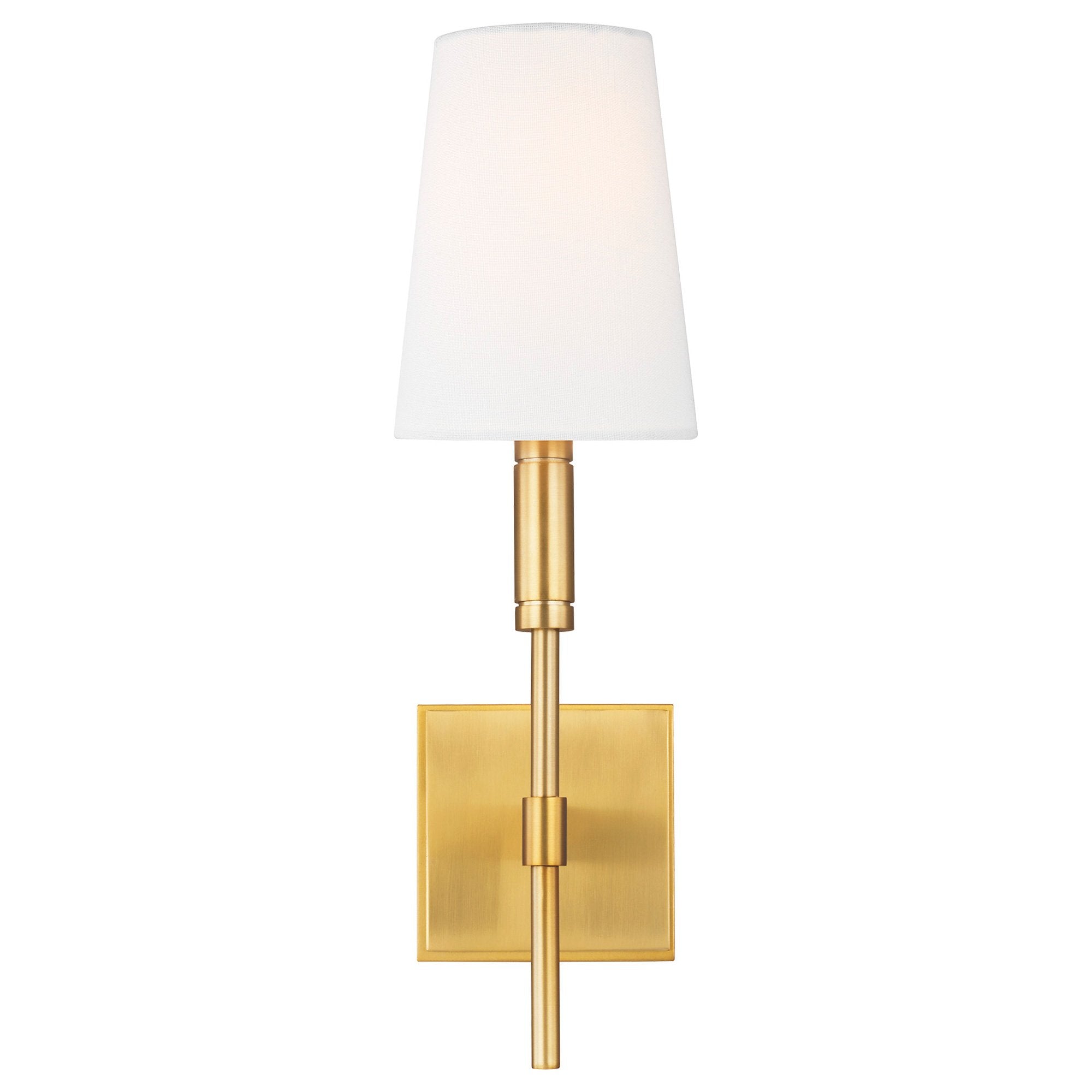 Beckham Classic Torch Wall Sconce - Burnished Brass Finish