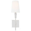 Load image into Gallery viewer, Beckham Classic Torch Wall Sconce - Polished Nickel Finish
