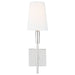 Beckham Classic Torch Wall Sconce - Polished Nickel Finish