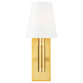 Load image into Gallery viewer, Beckham Classic Medium Wall Sconce - Burnished Brass Finish
