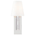 Load image into Gallery viewer, Beckham Classic Medium Wall Sconce - Polished Nickel Finish
