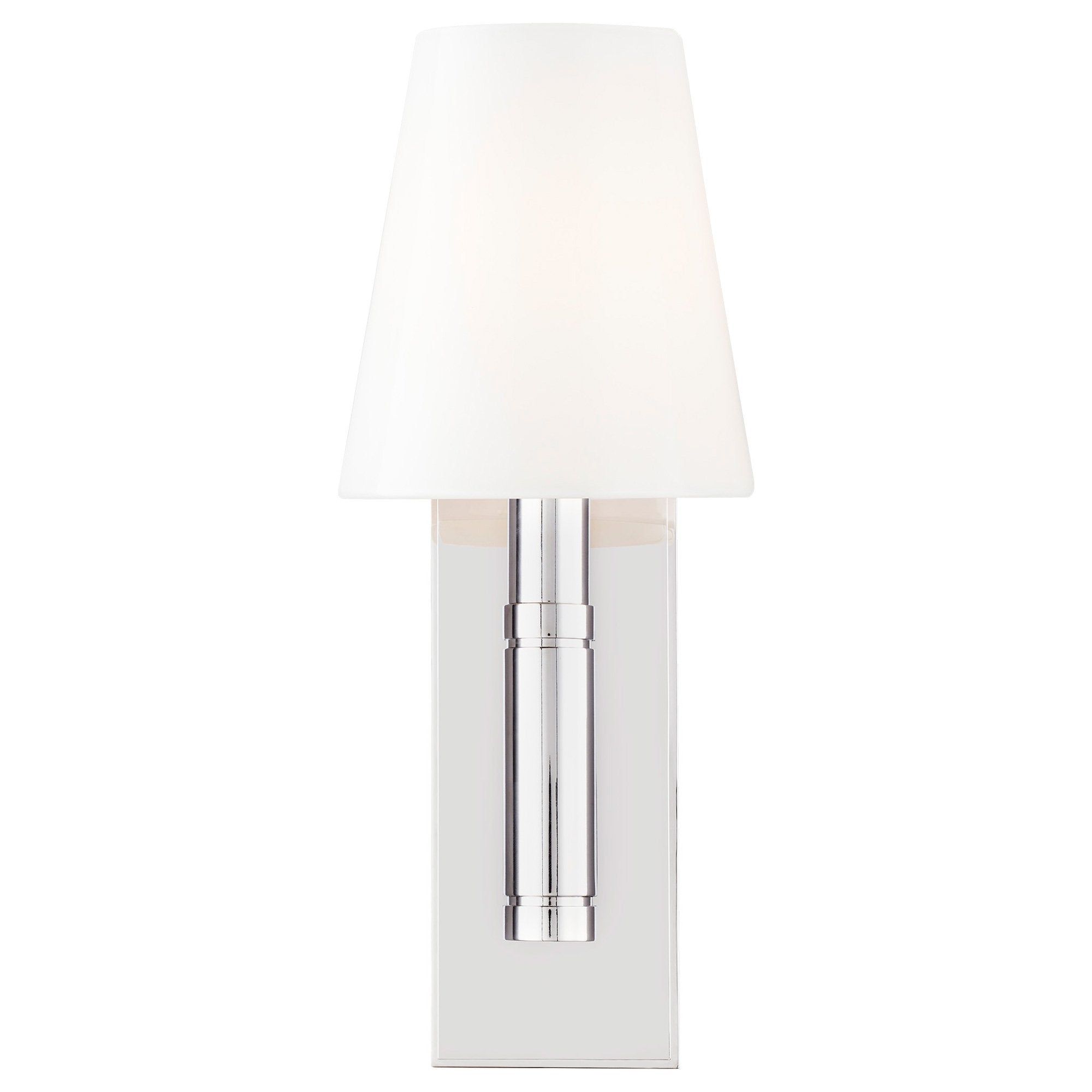 Beckham Classic Medium Wall Sconce - Polished Nickel Finish