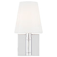 Load image into Gallery viewer, Beckham Classic Small Wall Sconce - Polished Nickel Finish
