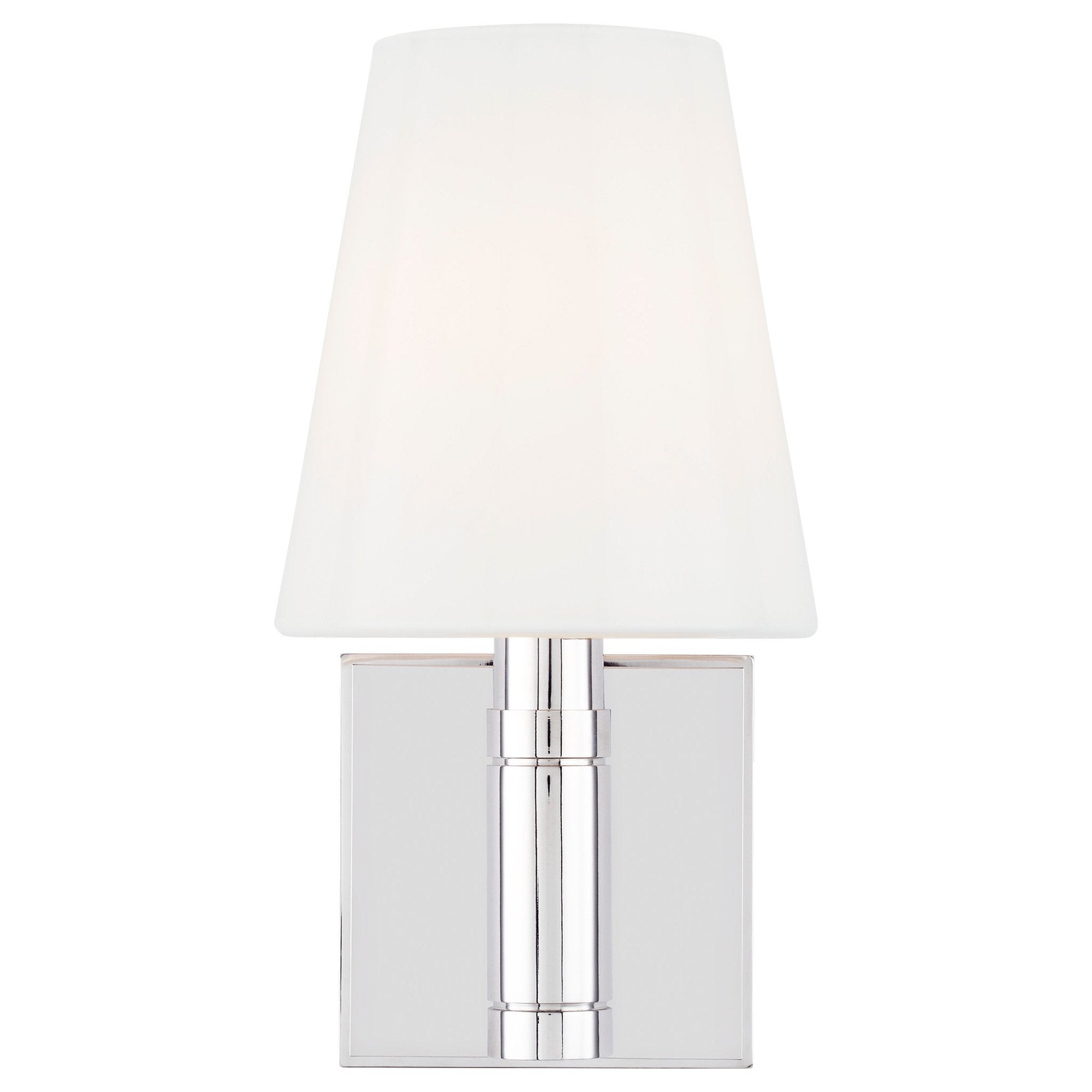 Beckham Classic Small Wall Sconce - Polished Nickel Finish