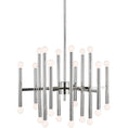 Load image into Gallery viewer, Beckham Large Modern Chandelier - Polished Nickel Finish
