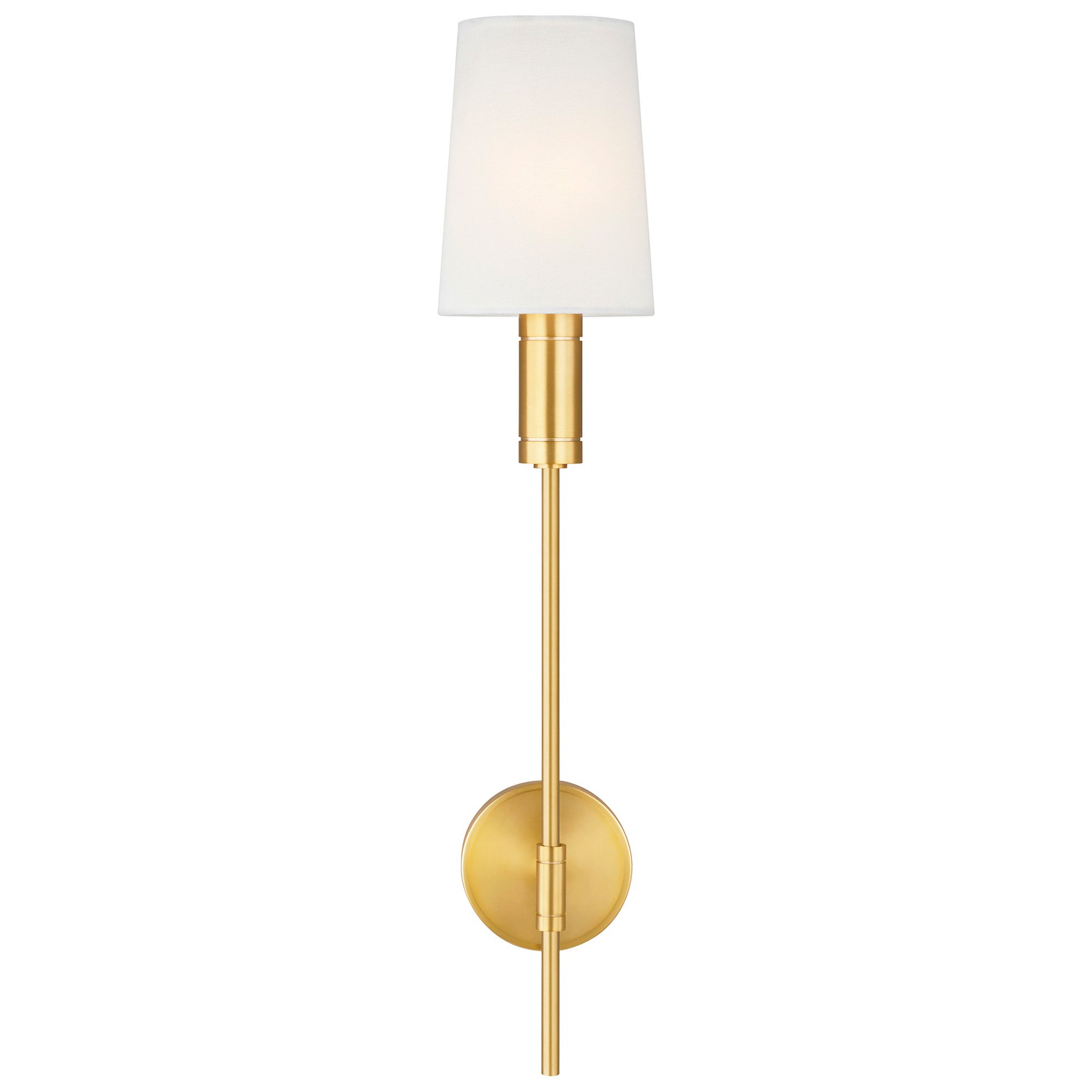 Beckham Modern Wall Sconce - Burnished Brass Finish