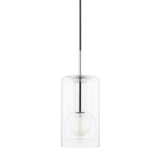 Belinda Pendant - Polished Nickel Finish