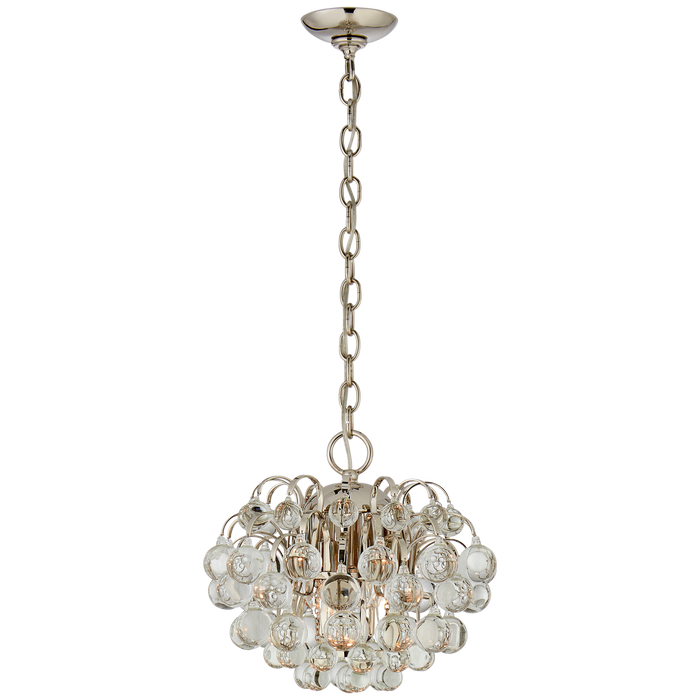 Bellvale Small Chandelier - Polished Nickel Finish