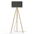 Load image into Gallery viewer, Belmont Floor Lamp - Oak/Charcoal
