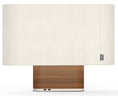 Load image into Gallery viewer, Belmont Table Lamp - Walnut/White
