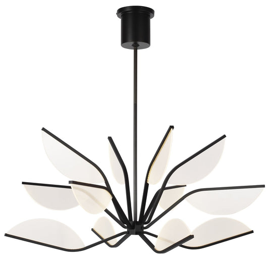 Belterra 38" Chandelier - Matte Black Finish