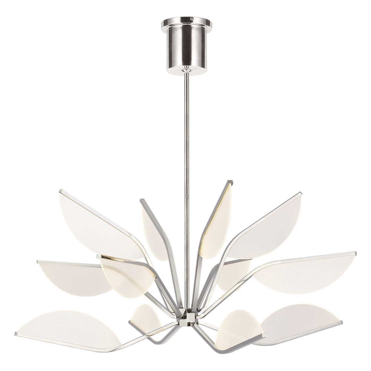 Belterra 38" Chandelier - Polished Nickel Finish