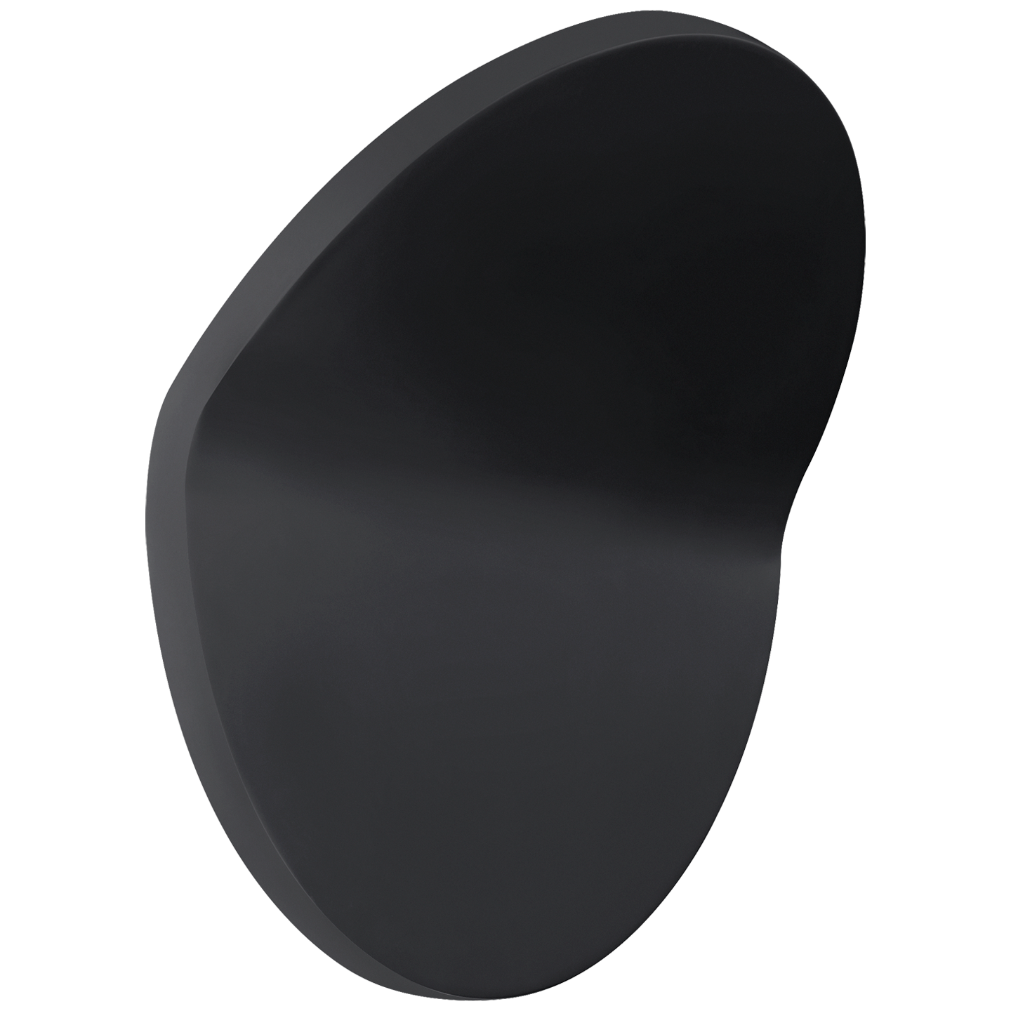 Bend Large Round Wall Sconce - Matte Black Finish