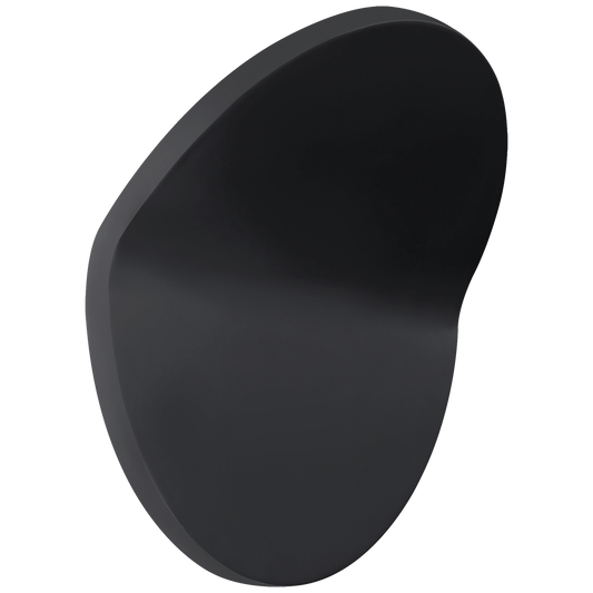 Bend Large Round Wall Sconce - Matte Black Finish