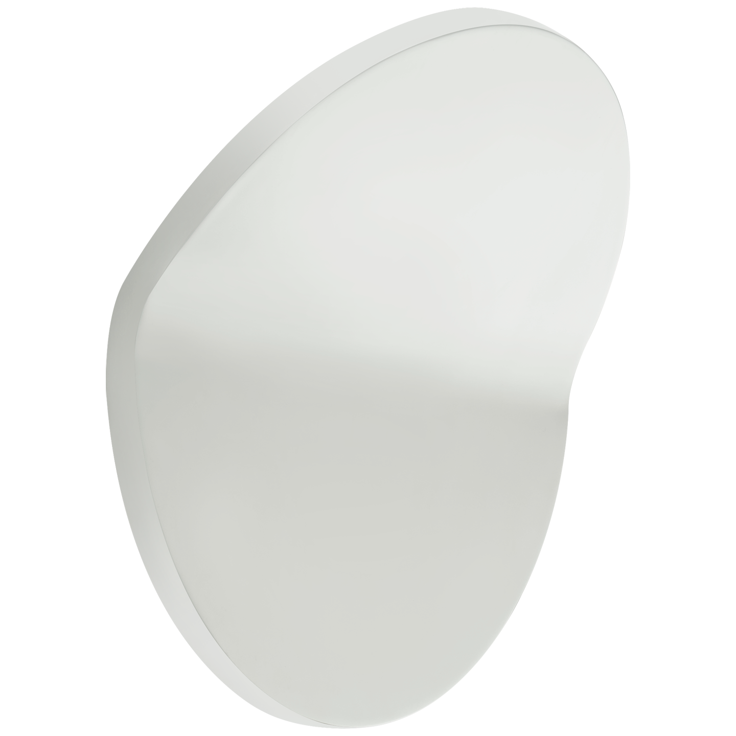 Bend Large Round Wall Sconce - Matte White Finish