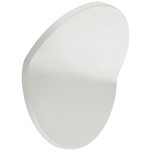 Bend Large Round Wall Sconce - Matte White Finish