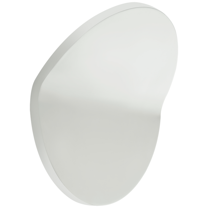 Bend Large Round Wall Sconce - Matte White Finish