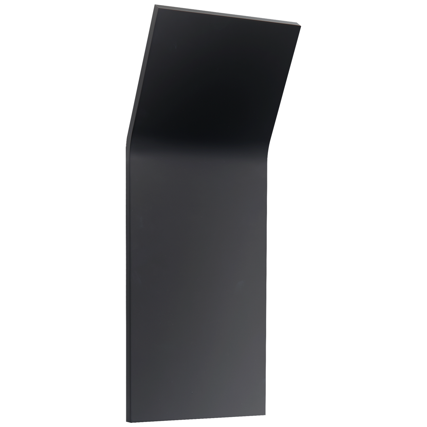 Bend Large Tall Wall Sconce - Matte Black Finish