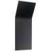 Bend Large Tall Wall Sconce - Matte Black Finish