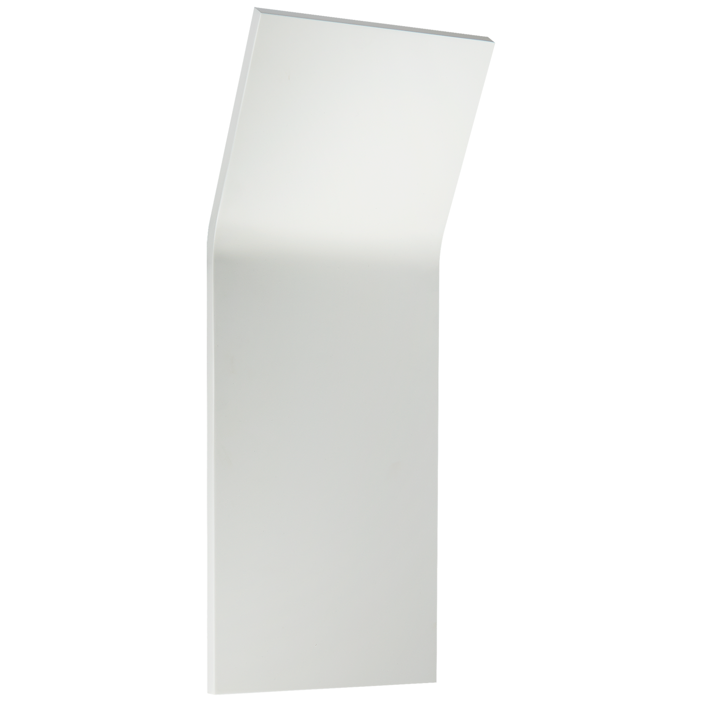 Bend Large Tall Wall Sconce - Matte White Finish