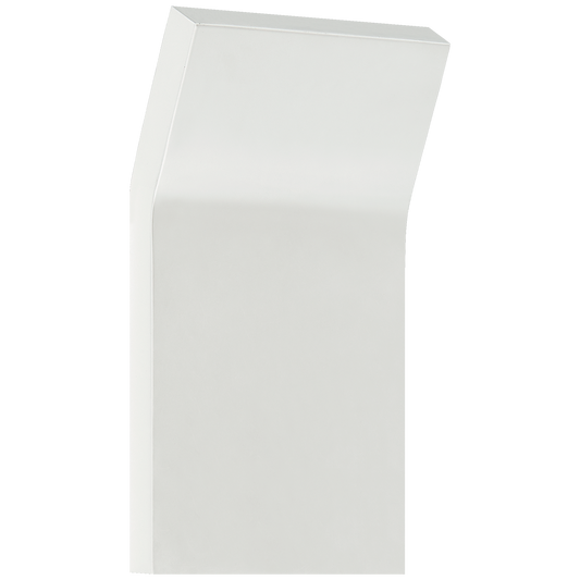 Bend Medium Square Wall Sconce - Matte White Finish