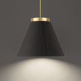 Load image into Gallery viewer, Bentley Pendant - Black/Aged Brass
