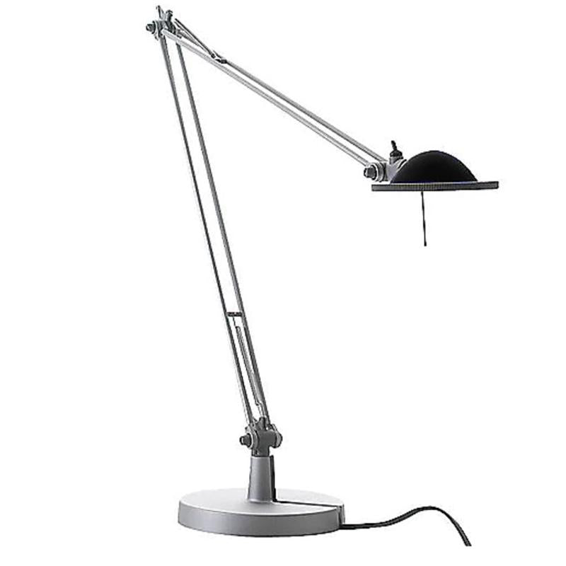 Berenice Small Table Lamp - Aluminum/Black Finish