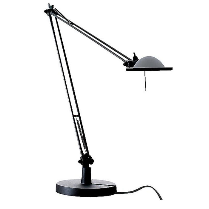 Berenice Small Table Lamp - Black/Aluminum Finish