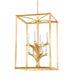 Bergamo Pendant - Vintage Gold Leaf
