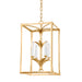Bergamo Pendant - Vintage Gold Leaf