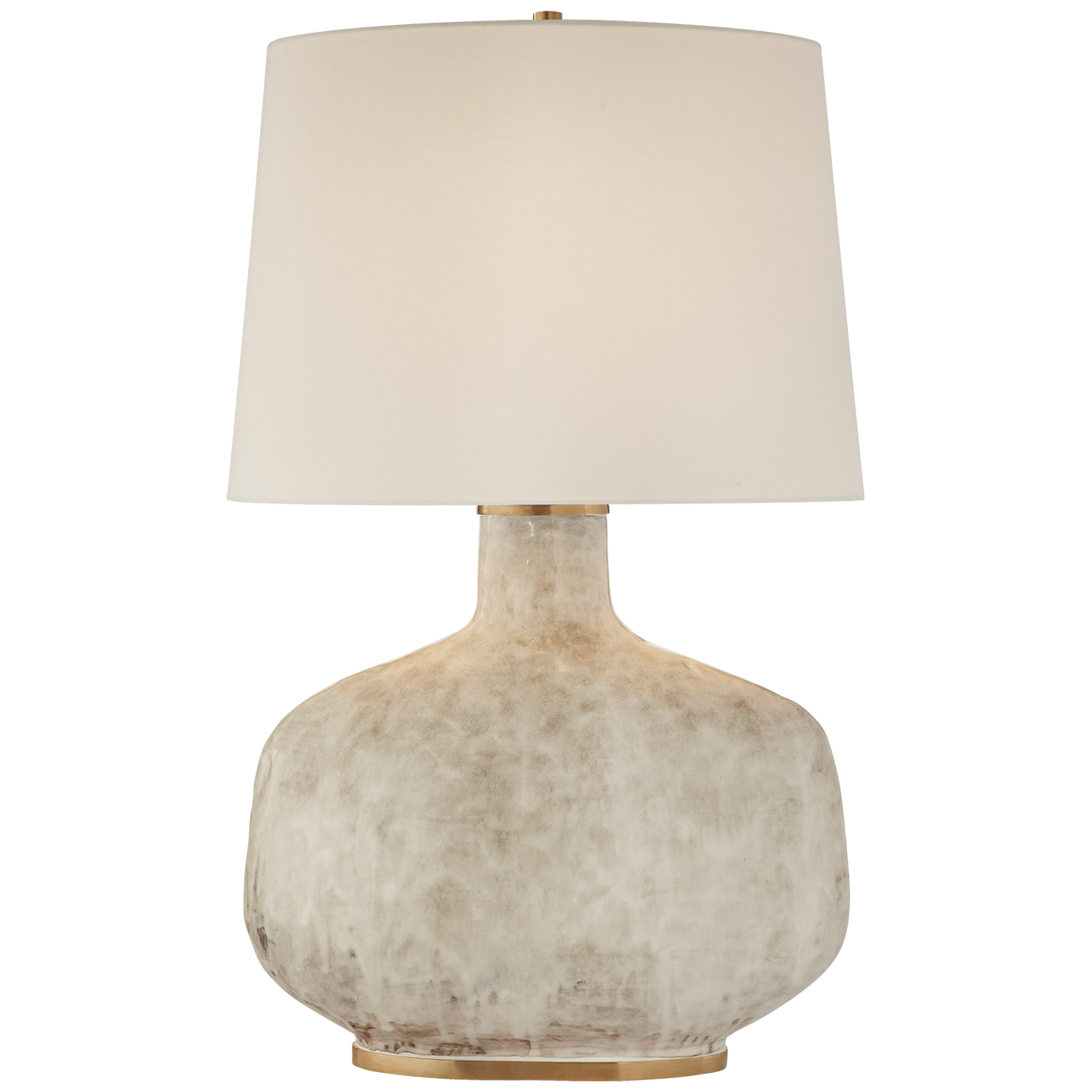 Beton Large Table Lamp - Antiqued White Ceramic