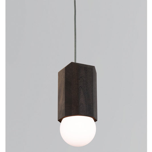 Bimar Pendant - Dark Stained Walnut Finish