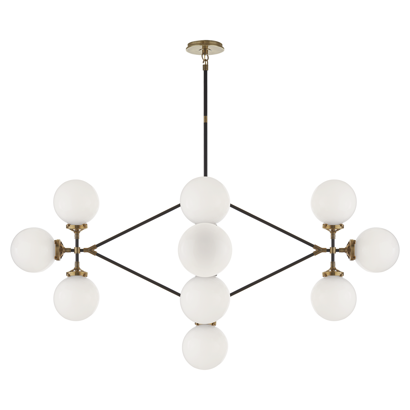 Bistro Four Arm Chandelier