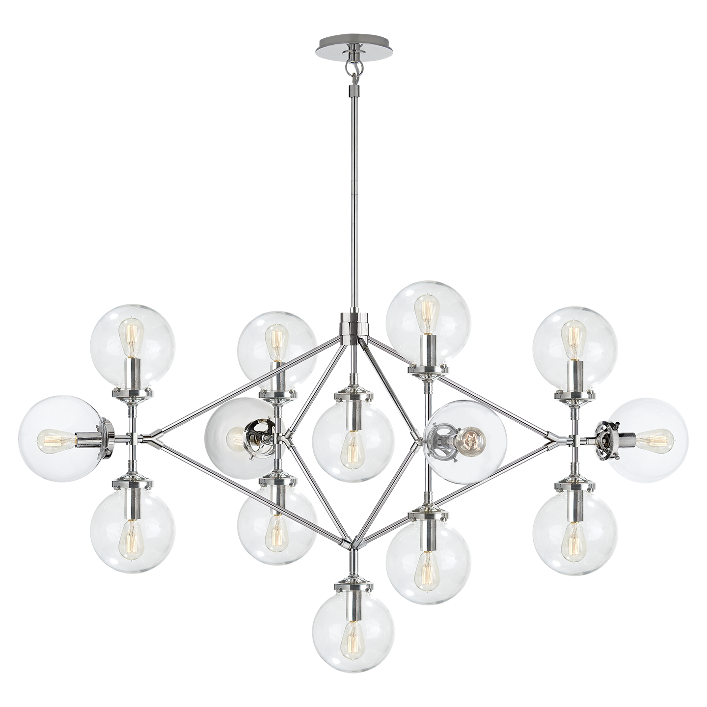 Bistro Four Arm Chandelier