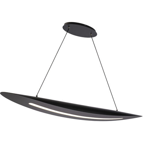 Black Jack Linear Pendant - Black Finish